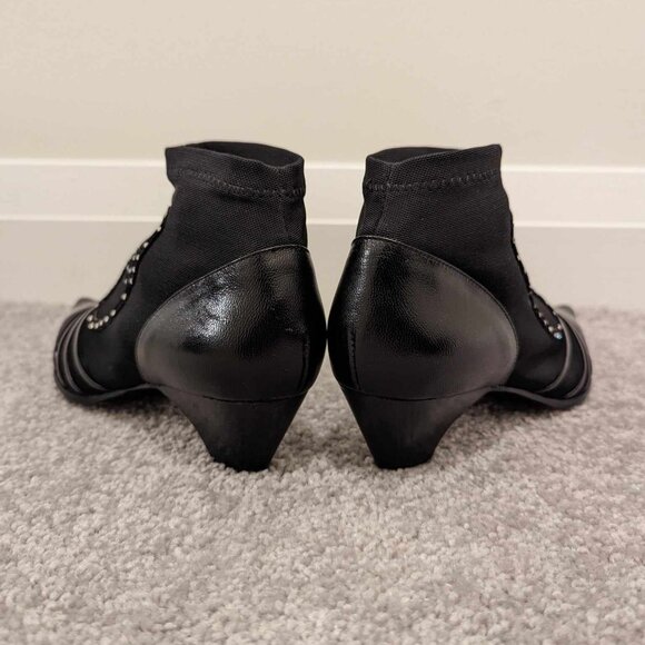 Brand New Black Elegant Studded Flexible Heels - Picture 5 of 5